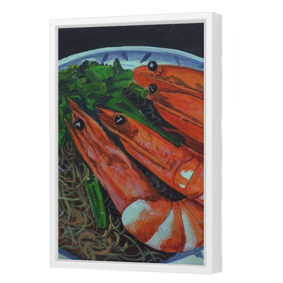 Thumbnail for Canvas - White Floating Frame