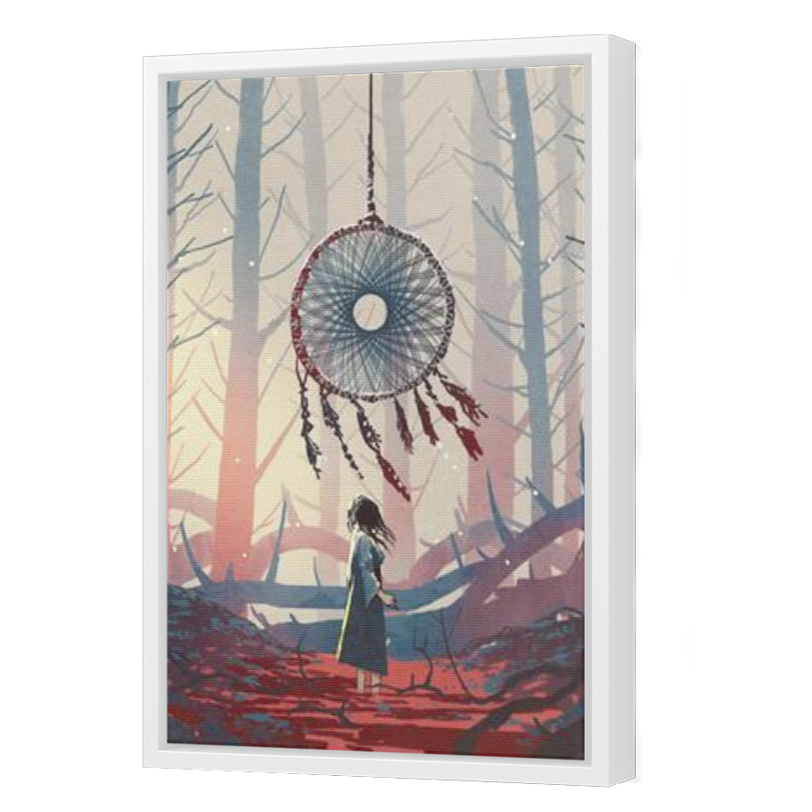 Thumbnail for Canvas - White Floating Frame