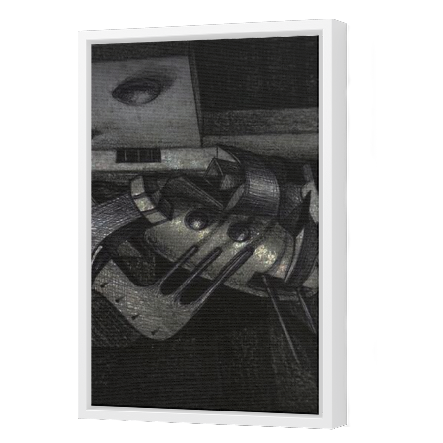 Thumbnail for Canvas - White Floating Frame