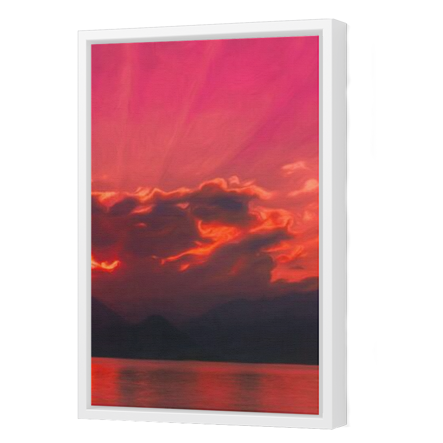 Thumbnail for Canvas - White Floating Frame