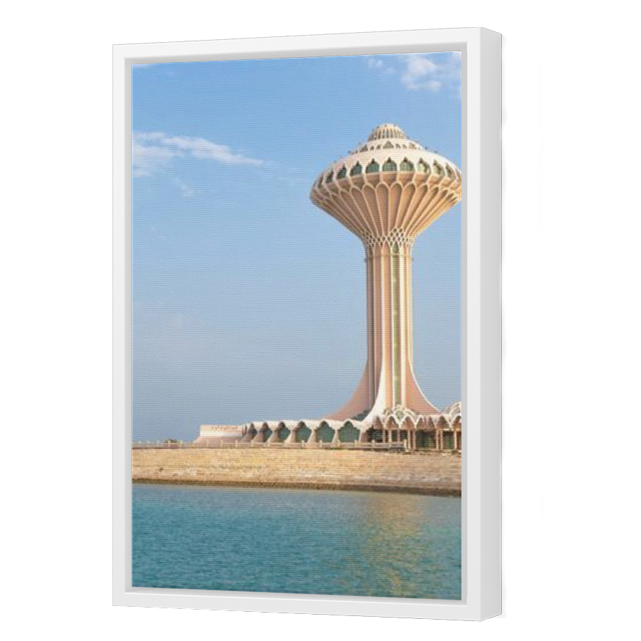 Thumbnail for Canvas - White Floating Frame