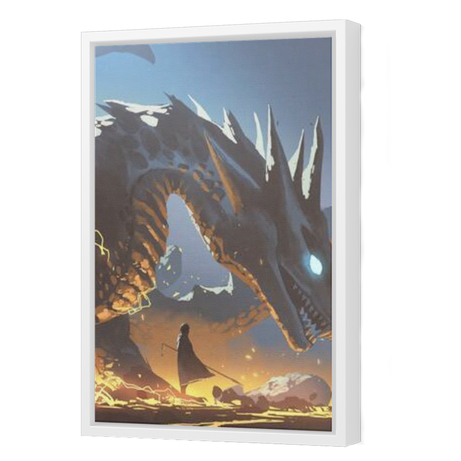 Thumbnail for Canvas - White Floating Frame