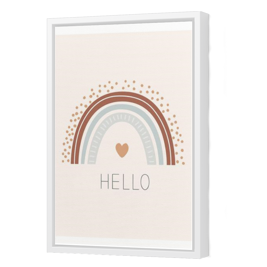 Thumbnail for Canvas - White Floating Frame