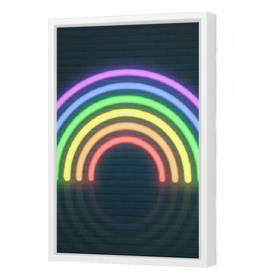Thumbnail for Canvas - White Floating Frame