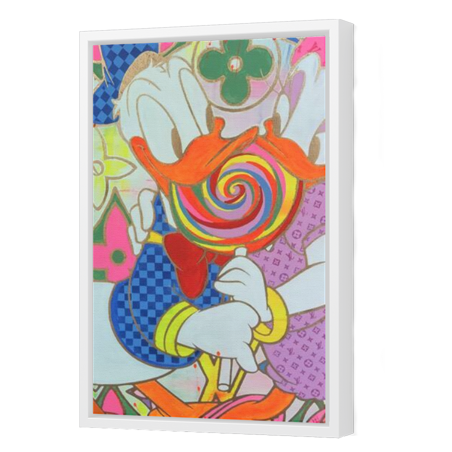 Thumbnail for Canvas - White Floating Frame