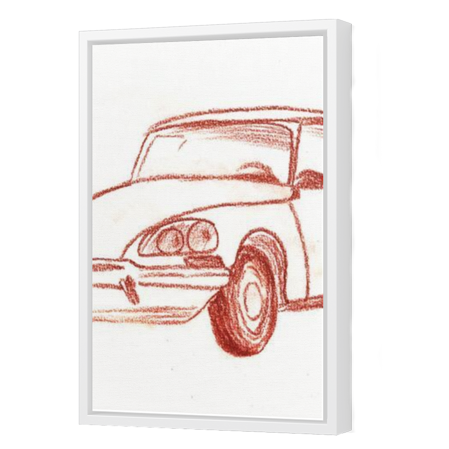 Thumbnail for Canvas - White Floating Frame