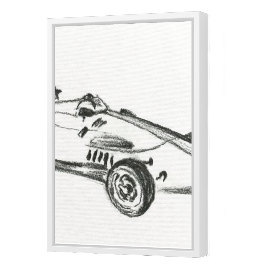 Thumbnail for Canvas - White Floating Frame
