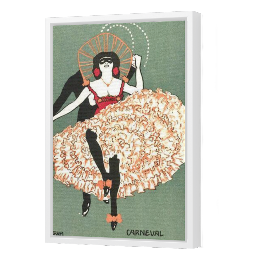 Thumbnail for Canvas - White Floating Frame