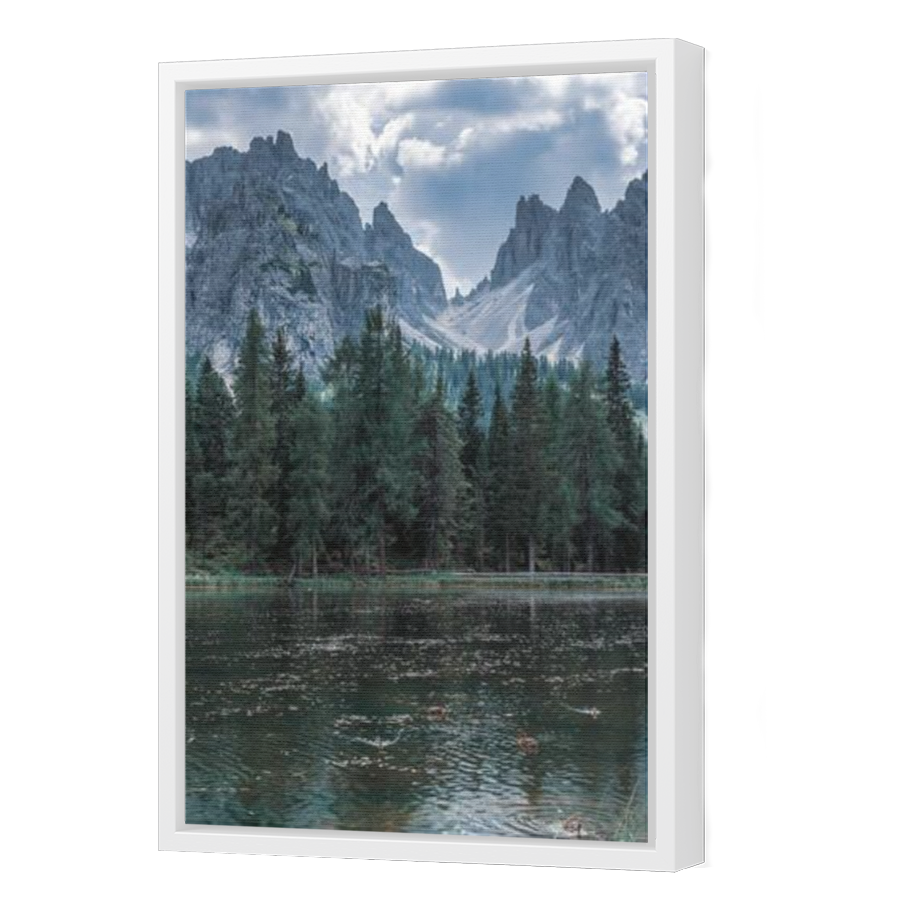 Thumbnail for Canvas - White Floating Frame