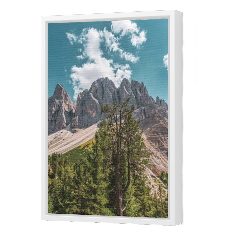 Thumbnail for Canvas - White Floating Frame