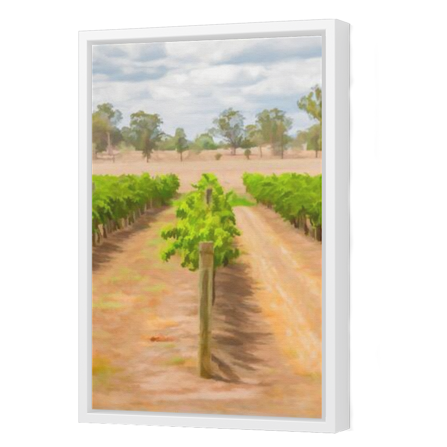 Thumbnail for Canvas - White Floating Frame