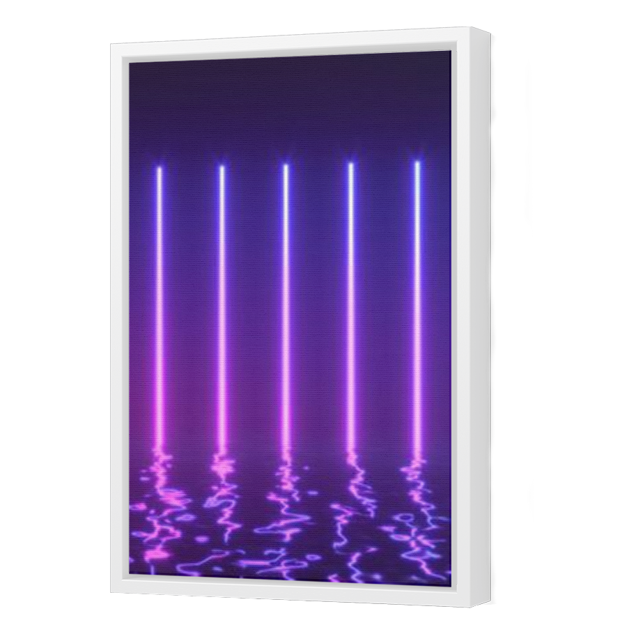 Thumbnail for Canvas - White Floating Frame