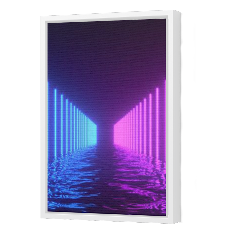 Thumbnail for Canvas - White Floating Frame
