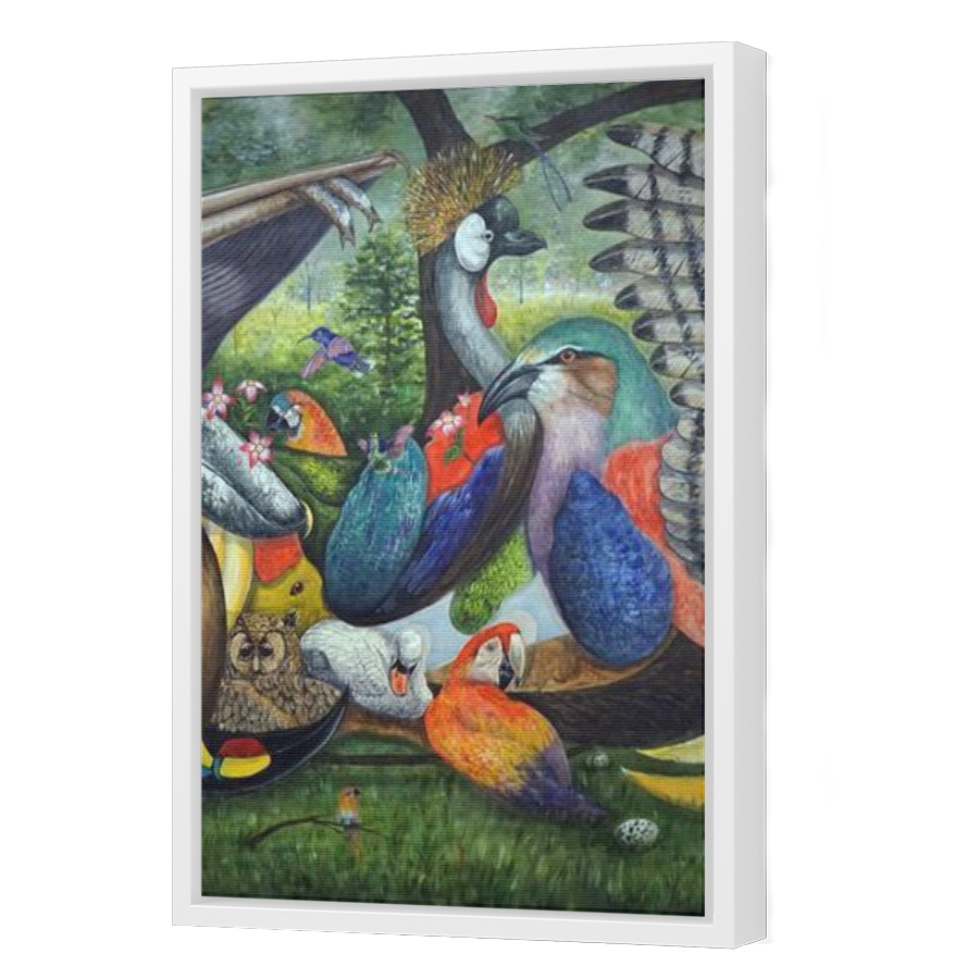 Thumbnail for Canvas - White Floating Frame