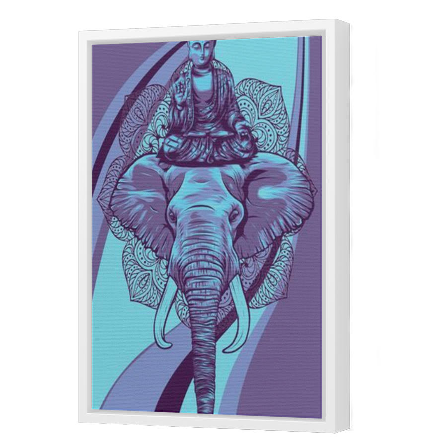 Thumbnail for Canvas - White Floating Frame