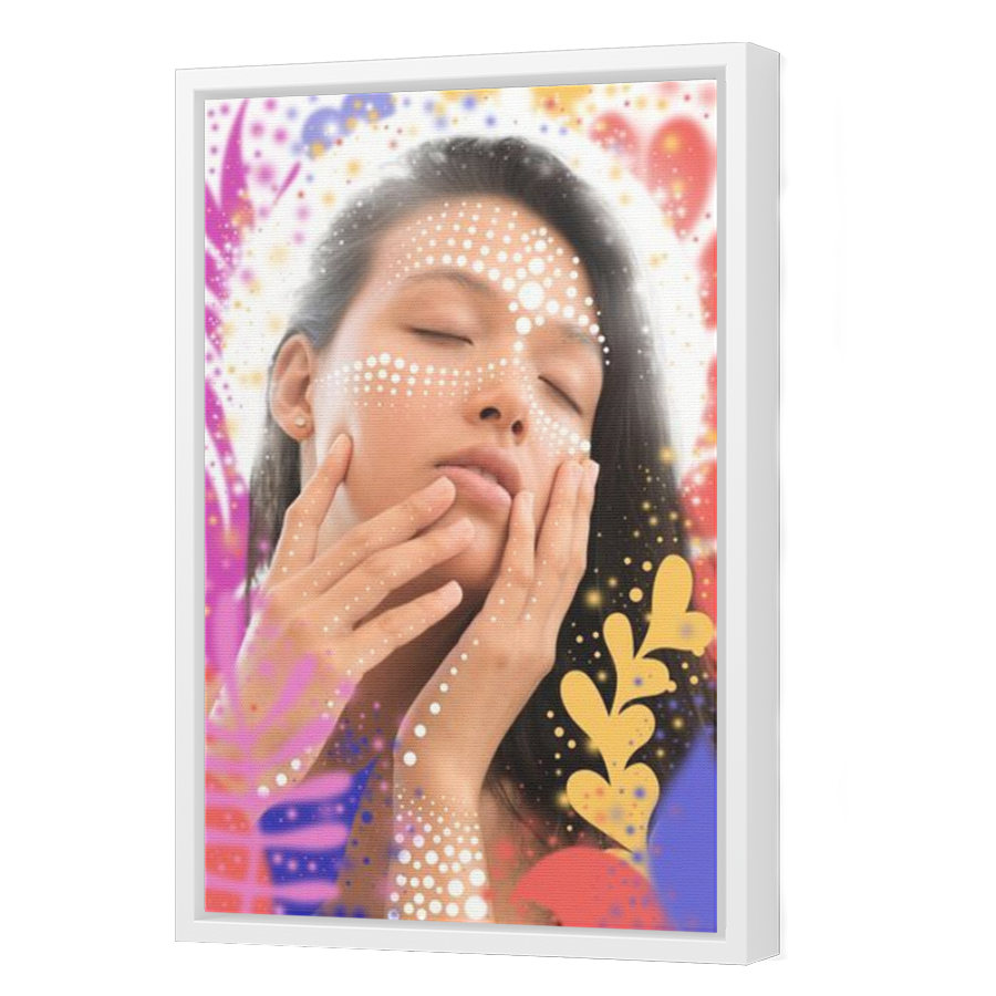 Thumbnail for Canvas - White Floating Frame