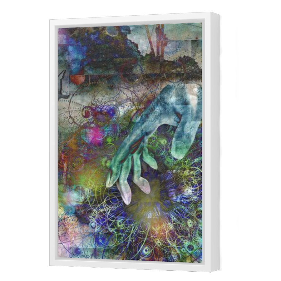 Thumbnail for Canvas - White Floating Frame