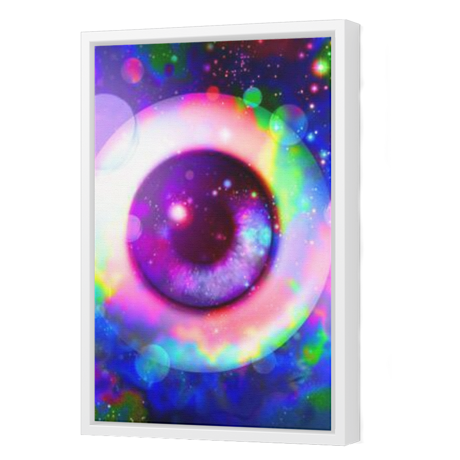 Thumbnail for Canvas - White Floating Frame
