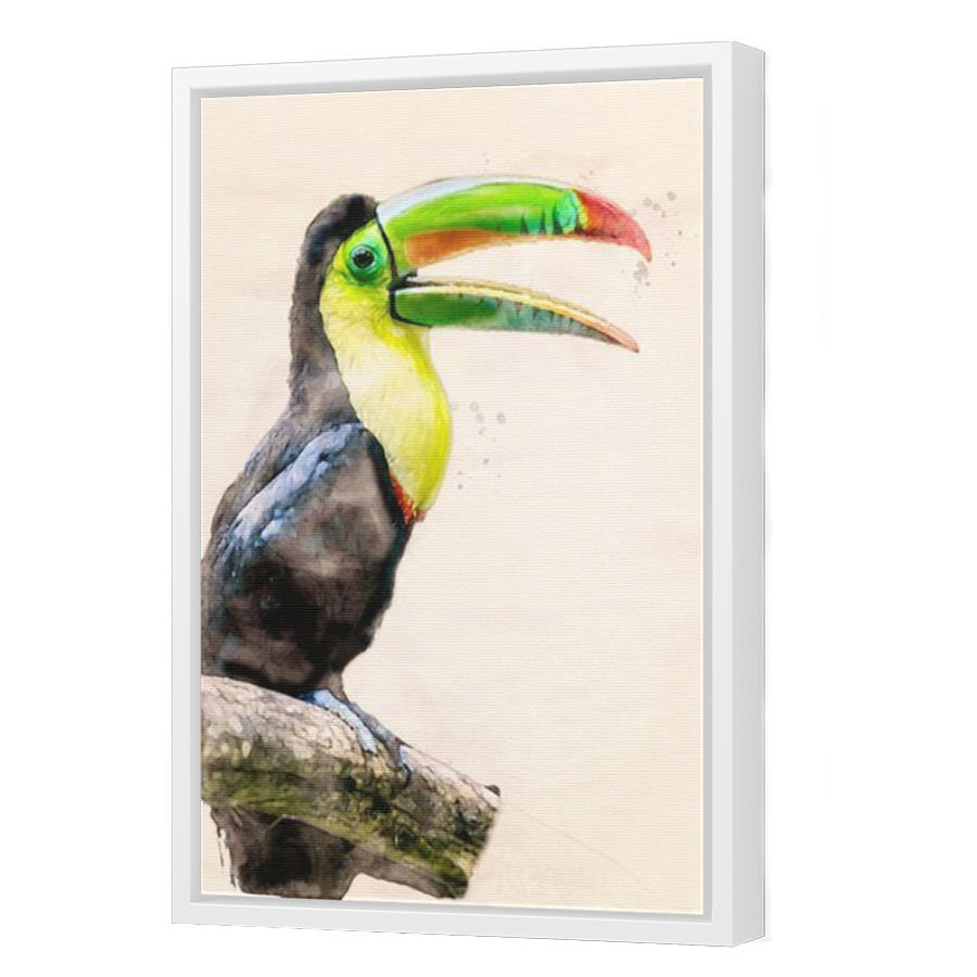 Thumbnail for Canvas - White Floating Frame