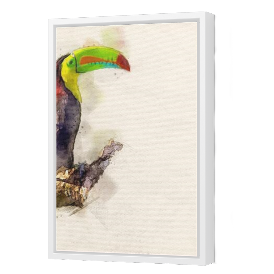 Thumbnail for Canvas - White Floating Frame