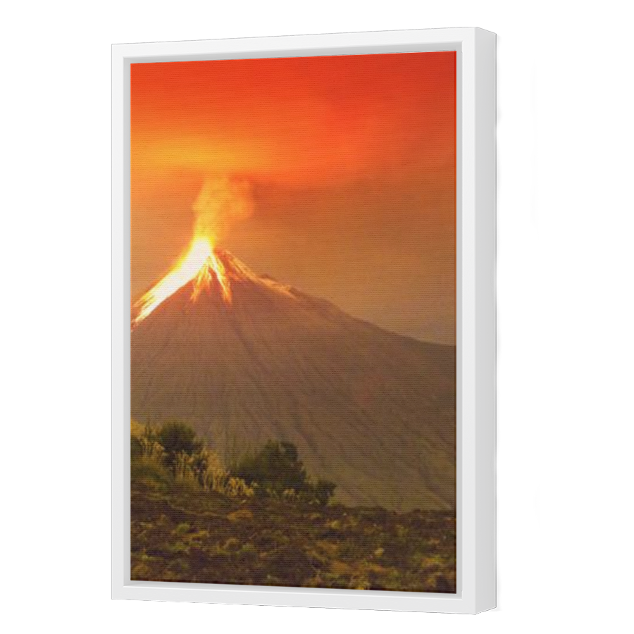 Thumbnail for Canvas - White Floating Frame