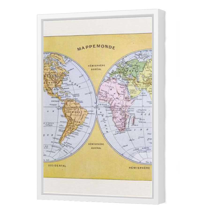 Thumbnail for Canvas - White Floating Frame