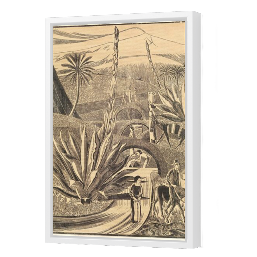 Thumbnail for Canvas - White Floating Frame