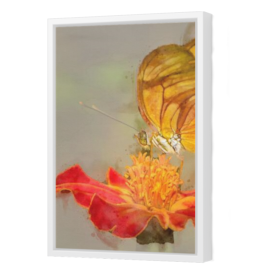Thumbnail for Canvas - White Floating Frame
