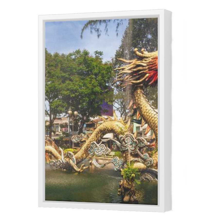 Thumbnail for Canvas - White Floating Frame