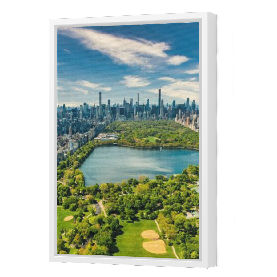 Thumbnail for Canvas - White Floating Frame