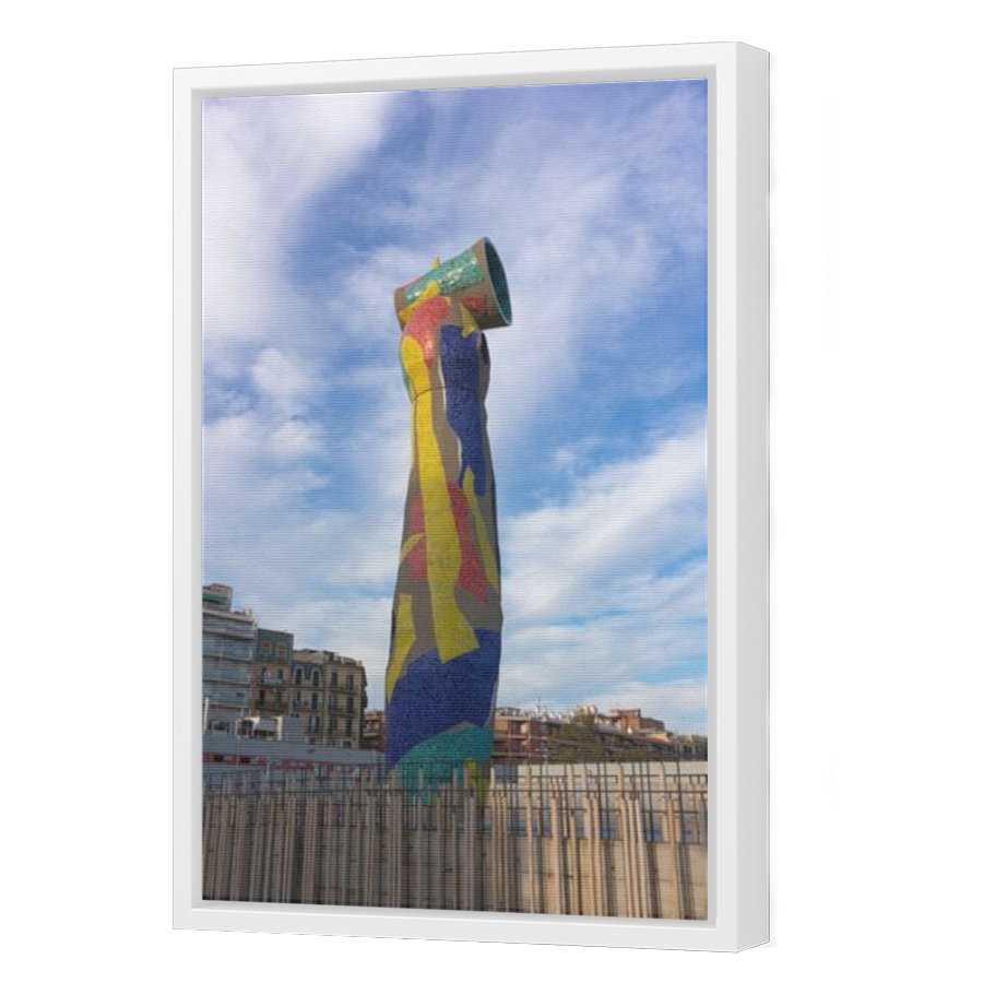 Thumbnail for Canvas - White Floating Frame