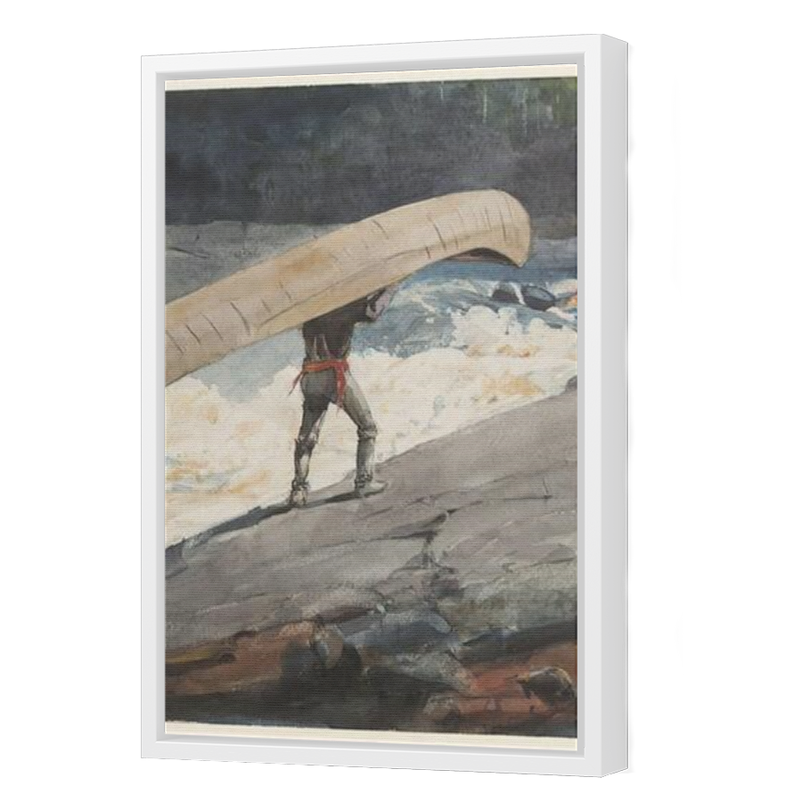 Thumbnail for Canvas - White Floating Frame