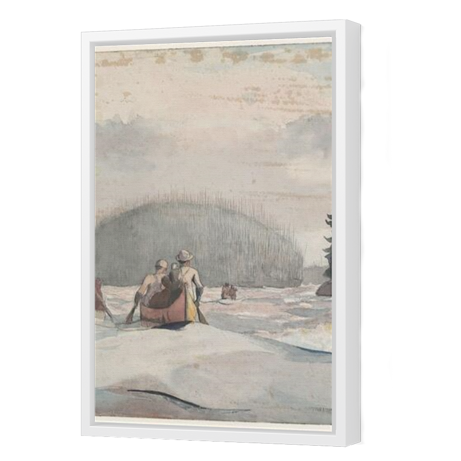 Thumbnail for Canvas - White Floating Frame