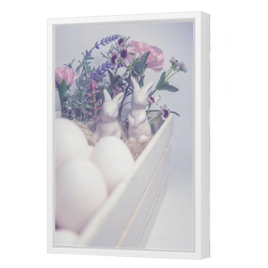 Thumbnail for Canvas - White Floating Frame