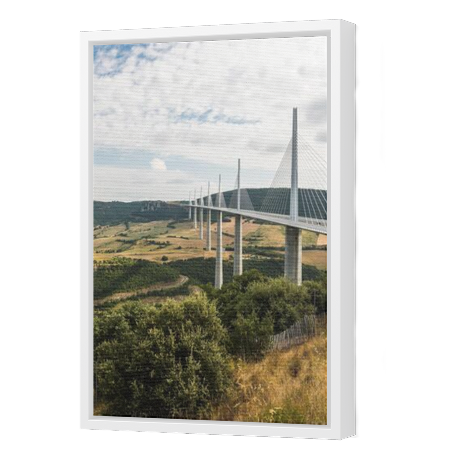 Thumbnail for Canvas - White Floating Frame