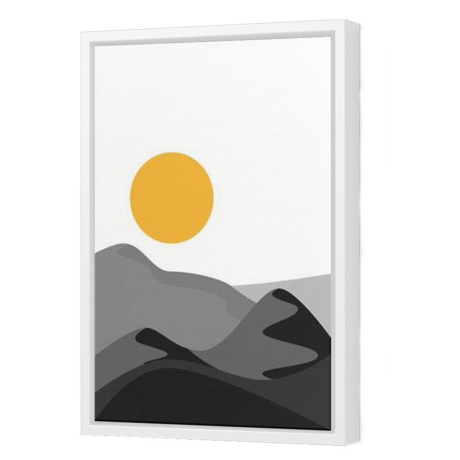 Thumbnail for Canvas - White Floating Frame