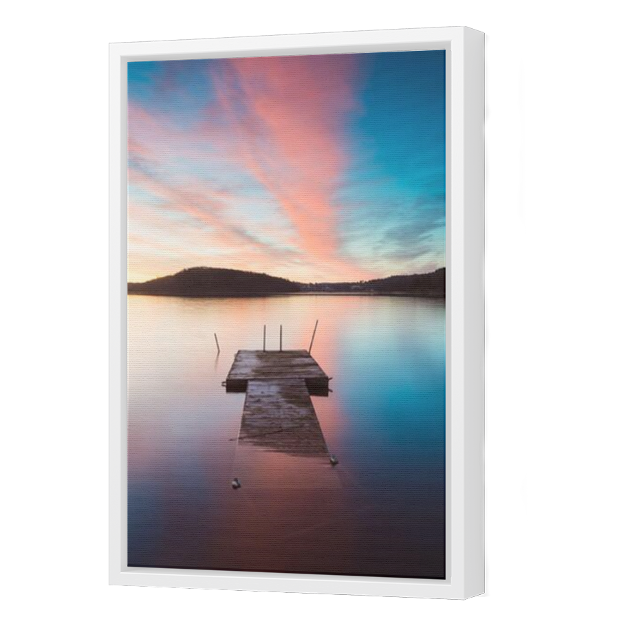 Thumbnail for Canvas - White Floating Frame