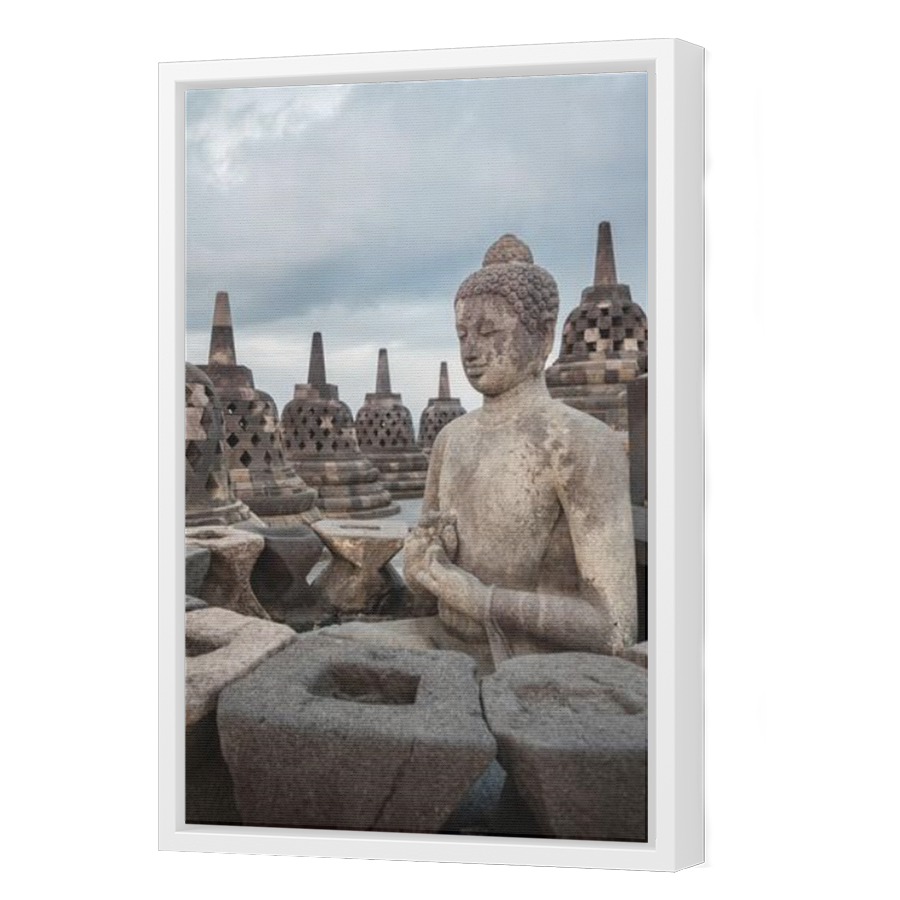 Thumbnail for Canvas - White Floating Frame
