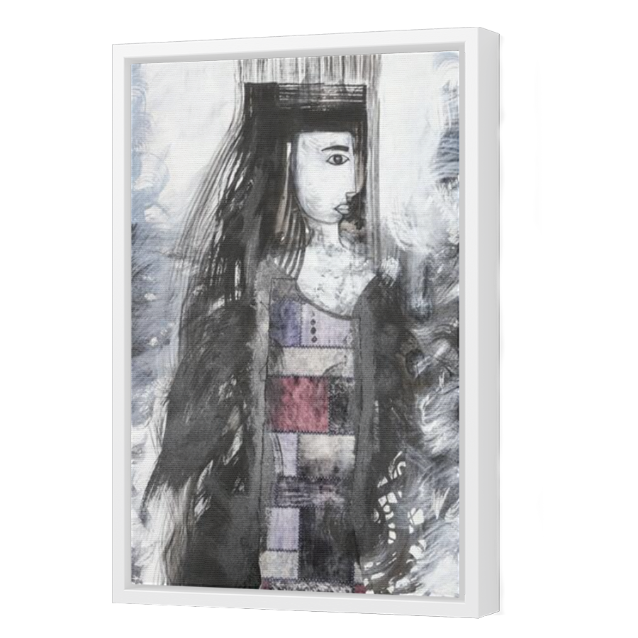 Thumbnail for Canvas - White Floating Frame