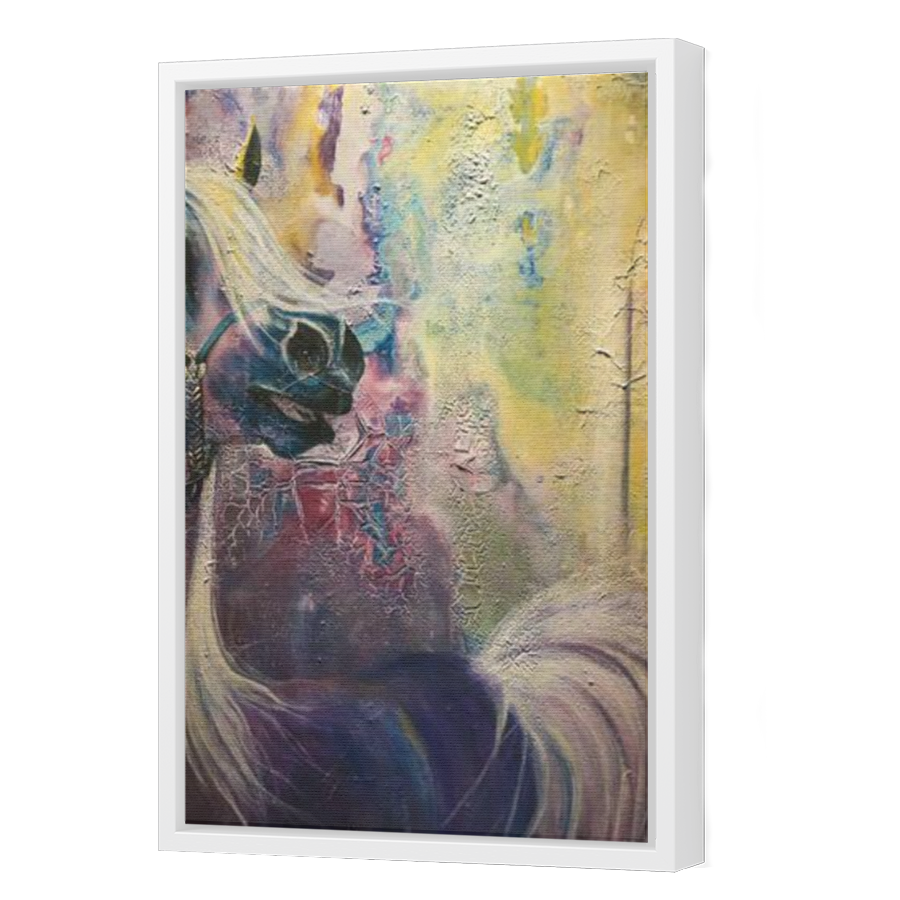 Thumbnail for Canvas - White Floating Frame