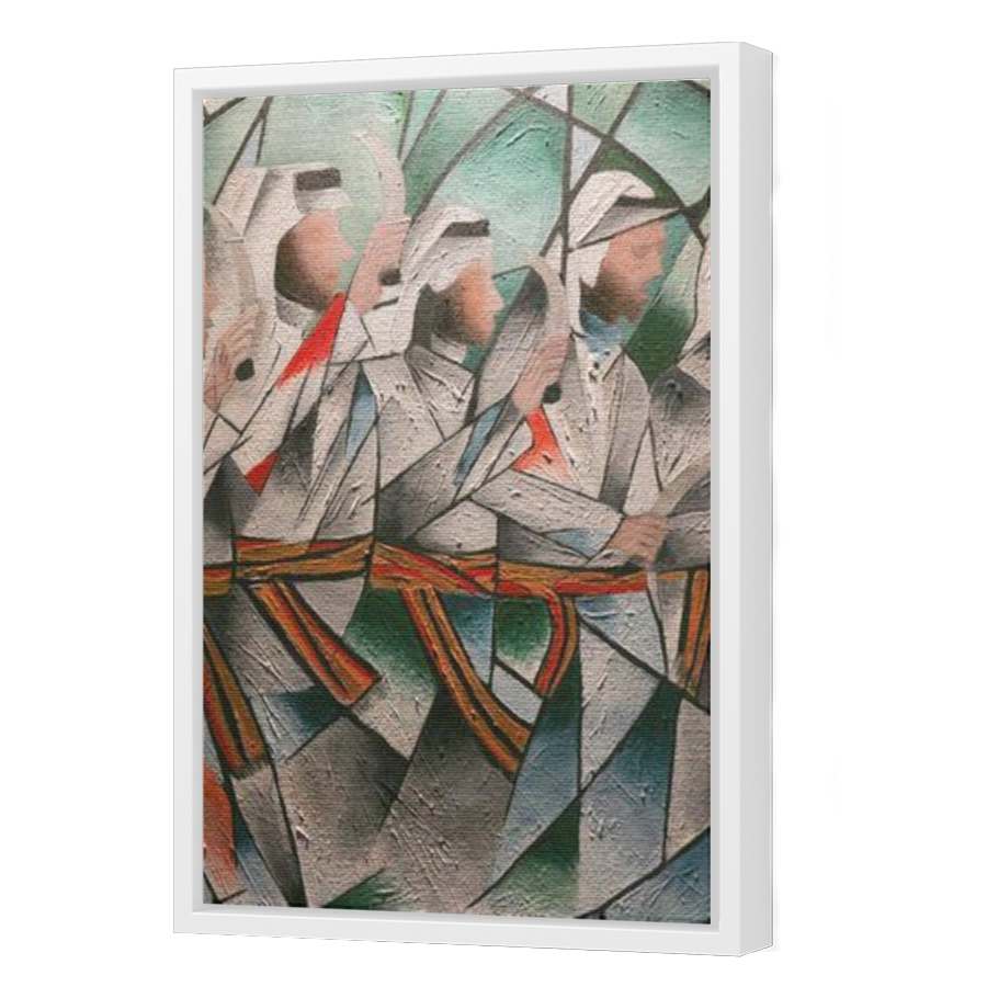 Thumbnail for Canvas - White Floating Frame