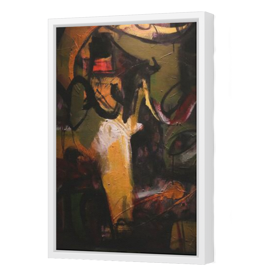 Thumbnail for Canvas - White Floating Frame
