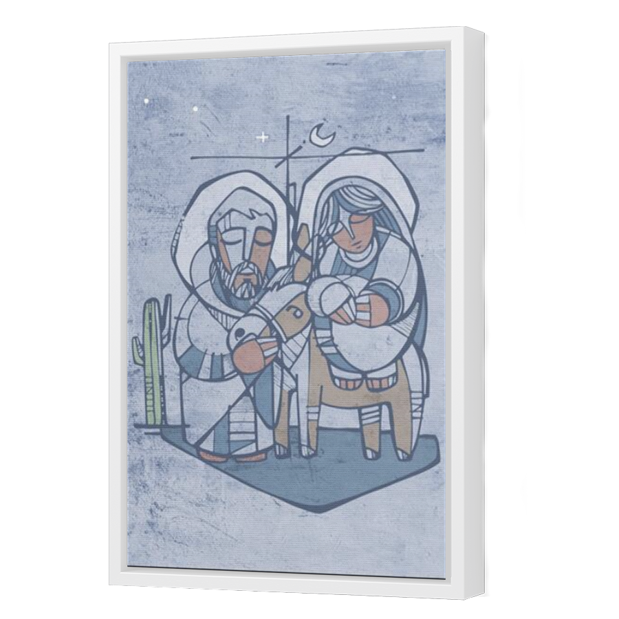 Thumbnail for Canvas - White Floating Frame