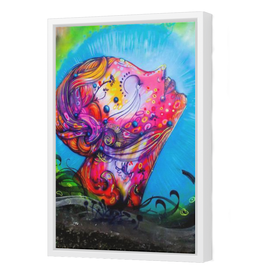 Thumbnail for Canvas - White Floating Frame
