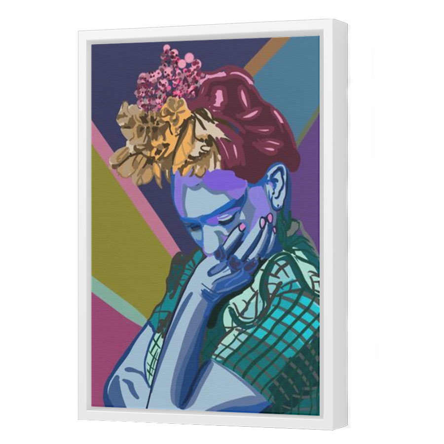 Thumbnail for Canvas - White Floating Frame