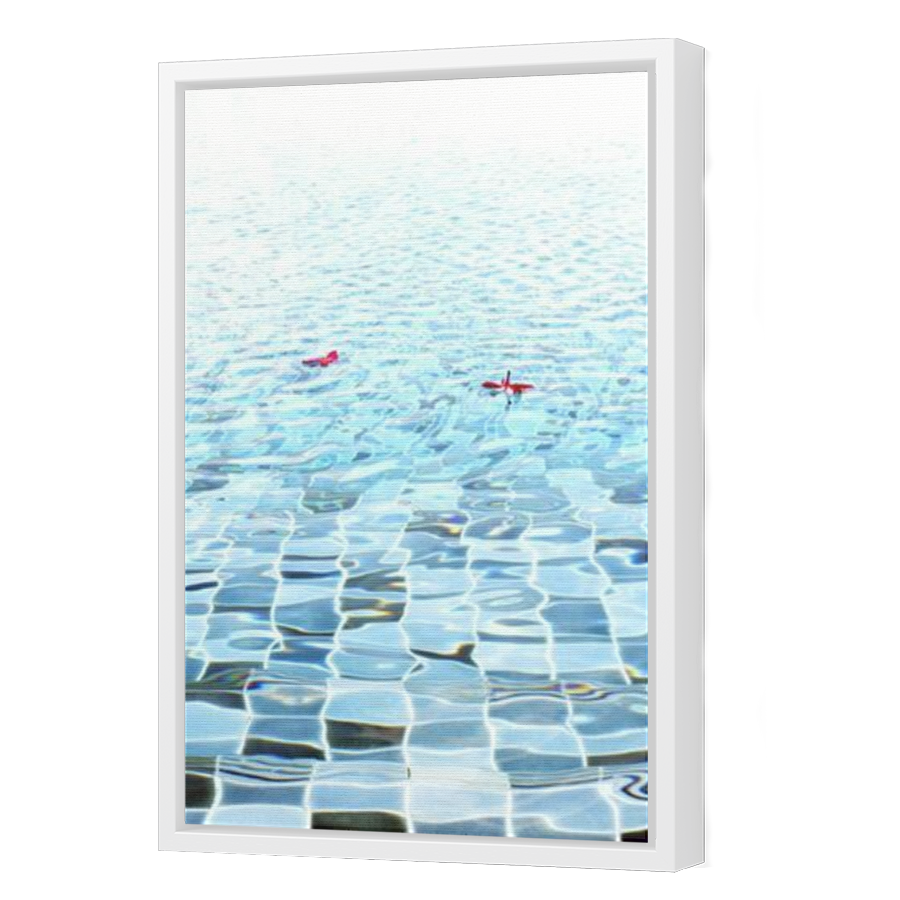 Thumbnail for Canvas - White Floating Frame