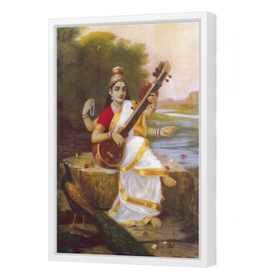 Thumbnail for Canvas - White Floating Frame