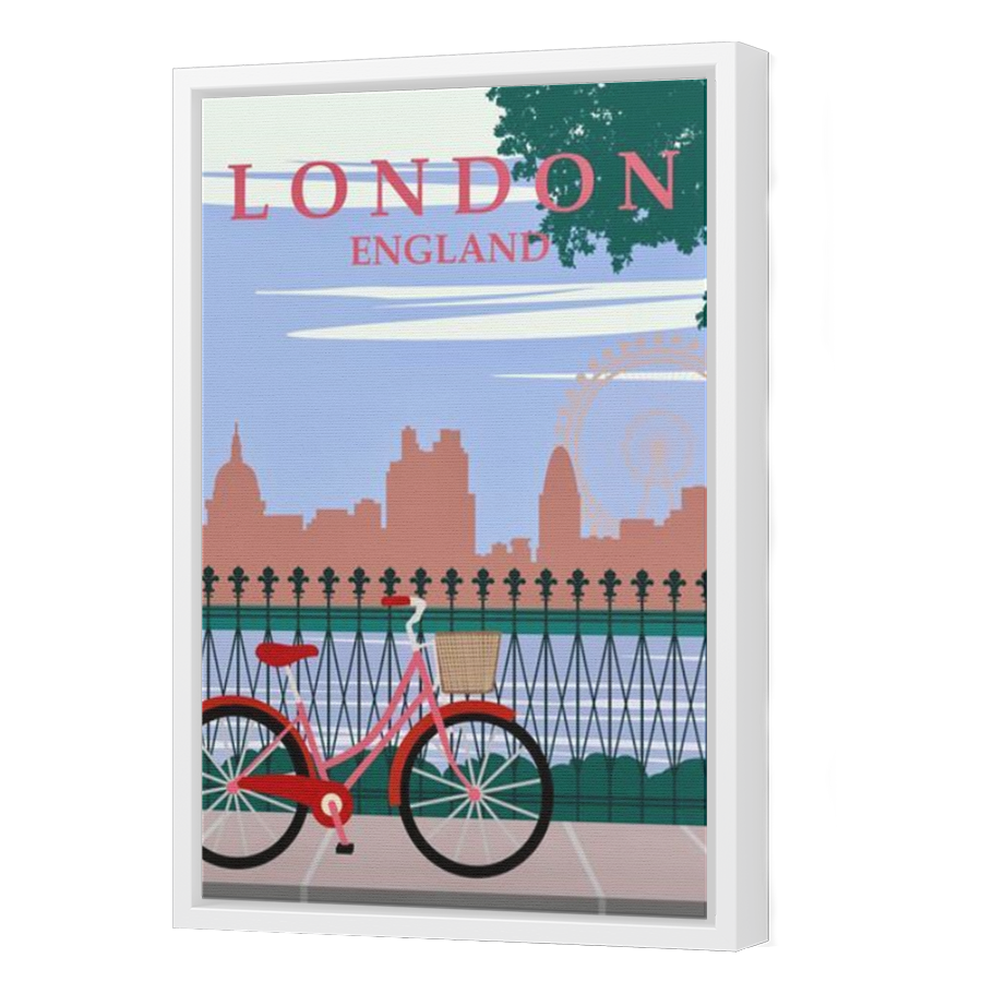 Thumbnail for Canvas - White Floating Frame