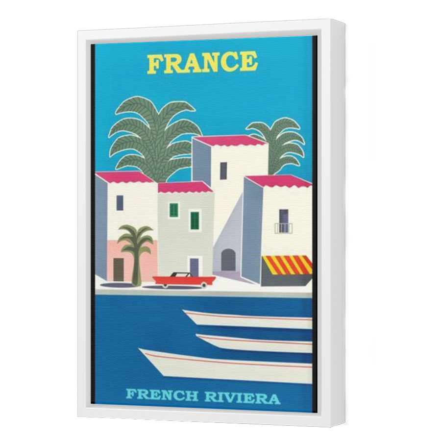 Thumbnail for Canvas - White Floating Frame