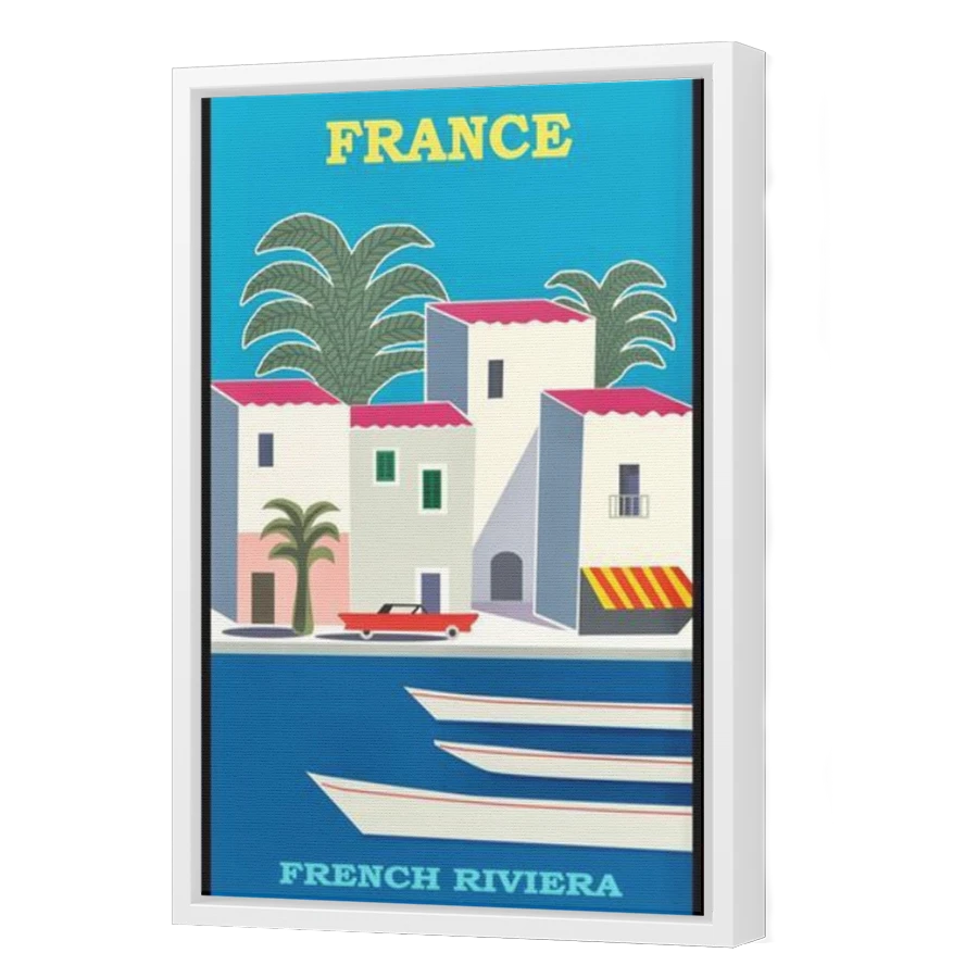 Thumbnail for Canvas - White Floating Frame